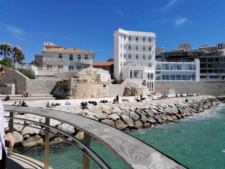 Magnifique Appartement T4, Plage Des Catalans Марсилия Екстериор снимка