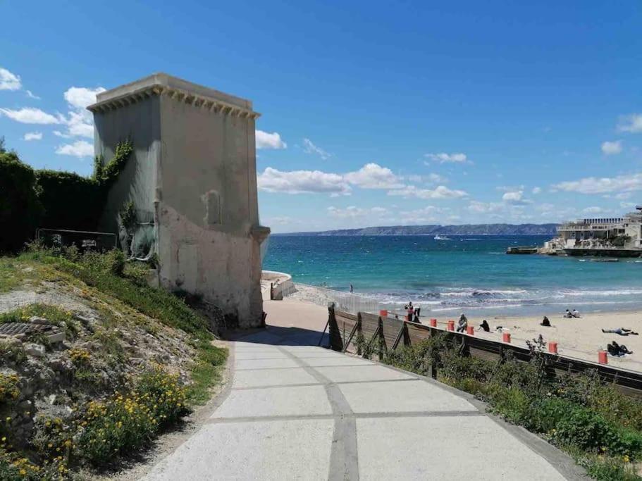 Magnifique Appartement T4, Plage Des Catalans Марсилия Екстериор снимка